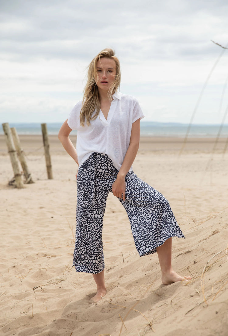 Marble Culottes 7940 103 Navy