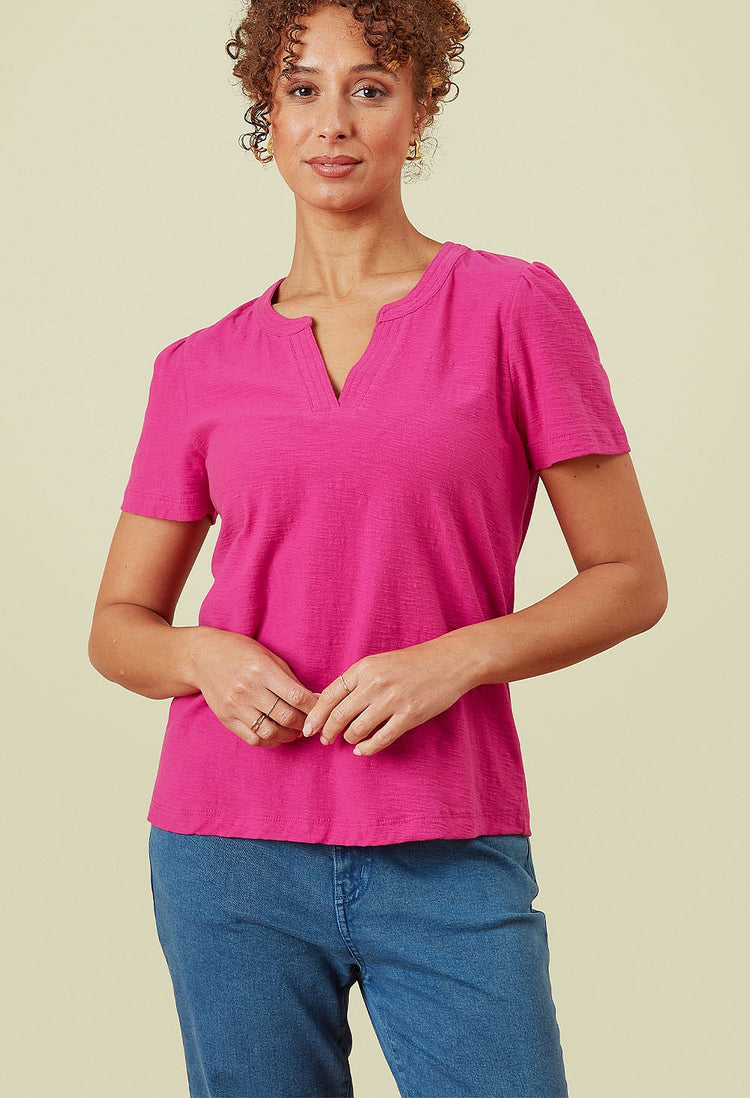 Adini Flora Slub T Shirt (colour options)