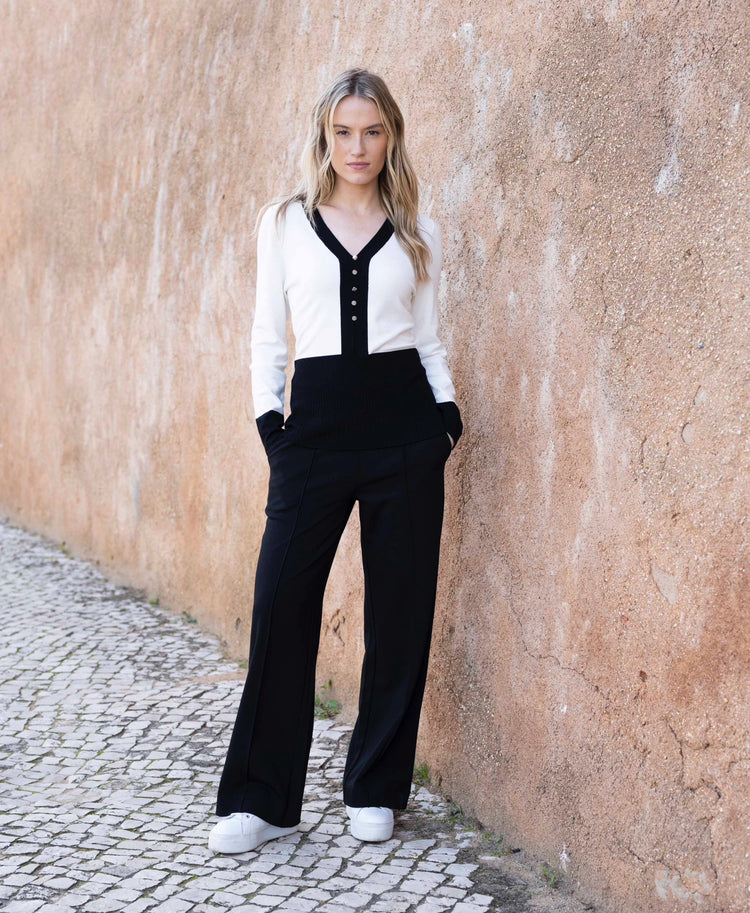 Marble Sweater 7993 104 Off White