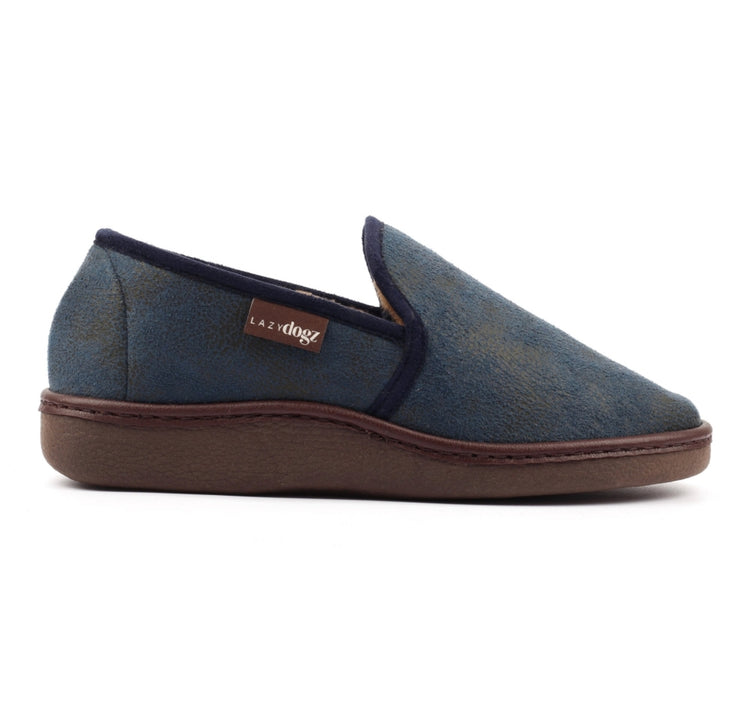 Lazydogz Men’s Manor II Blue Slipper