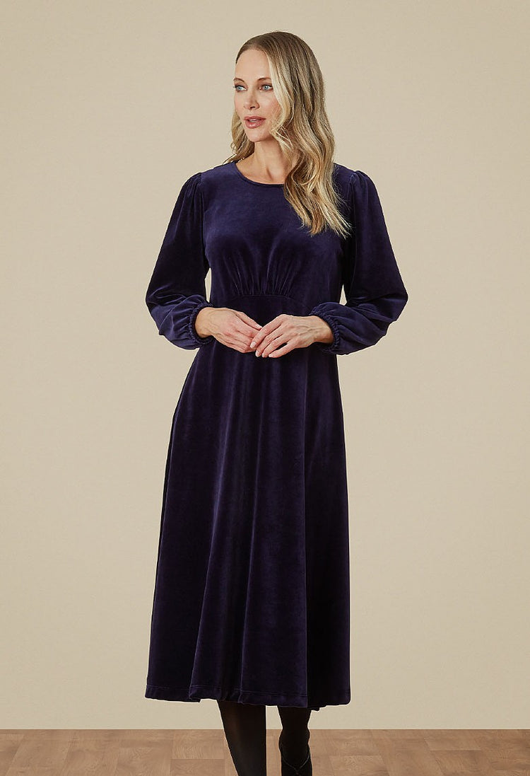 Rubekia Dress Solid Stretch Velvet