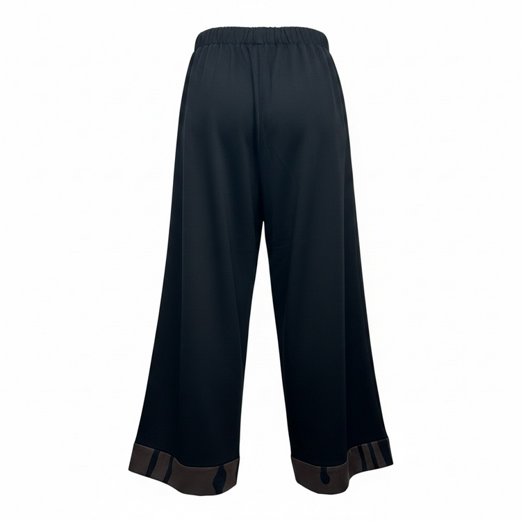 Naya Trousers NAW26220 Black & Chocolate