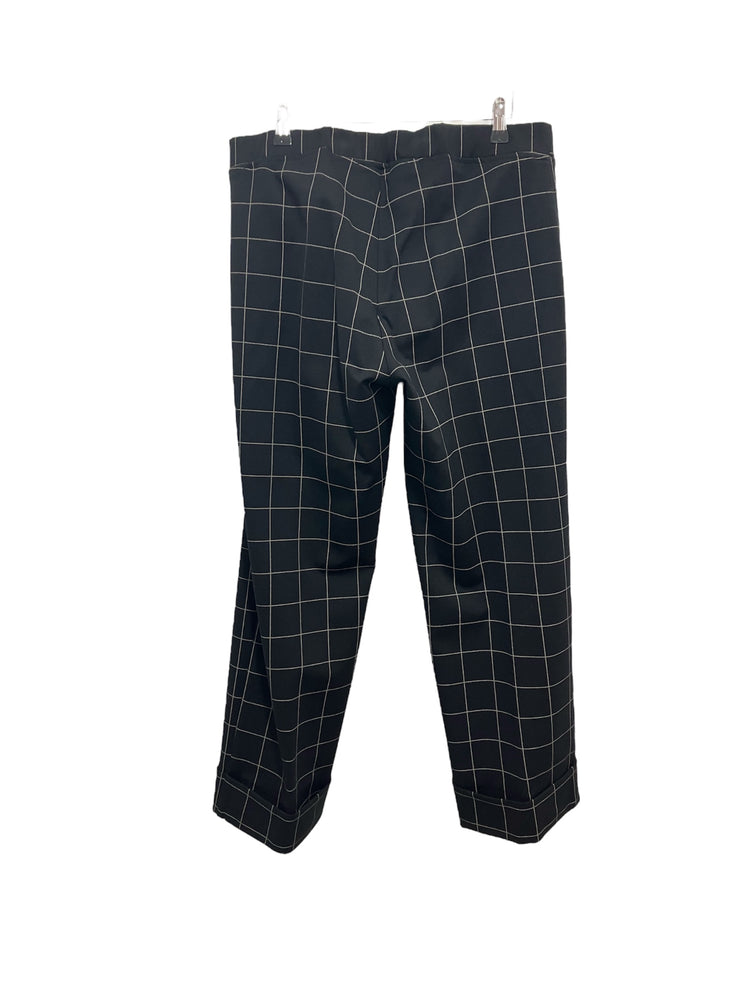 Peruzzi Check Trousers Black