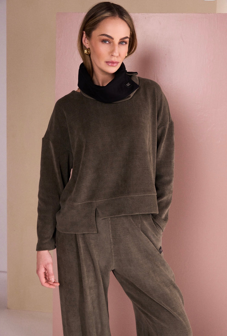 Naya Cord Top NAW26254 Army
