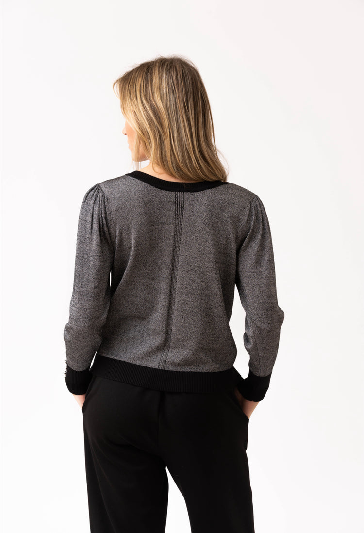 Marble Cardigan 8128 101 Black