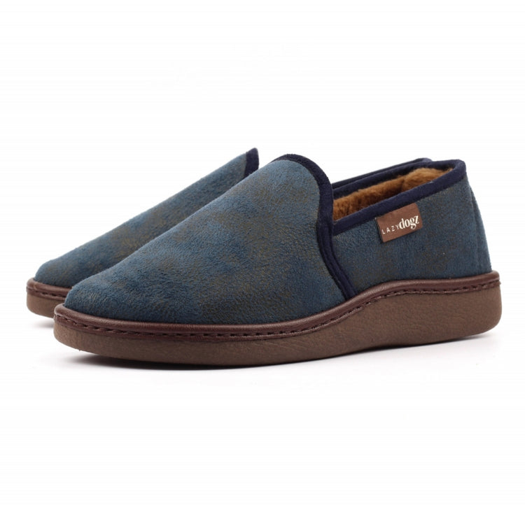 Lazydogz Men’s Manor II Blue Slipper