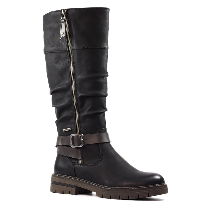 Margo Black Waterproof Long Boot