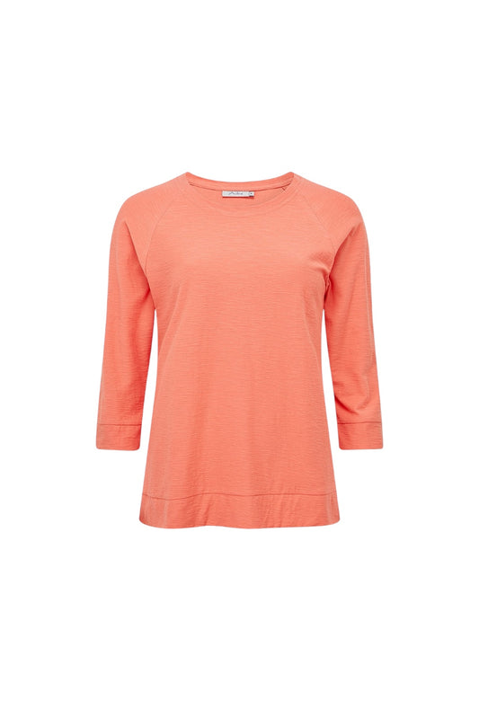 Adini Cotton Slub Becca Top - Coral