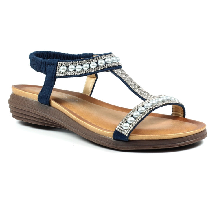 Lunar Tancy Sandal Navy