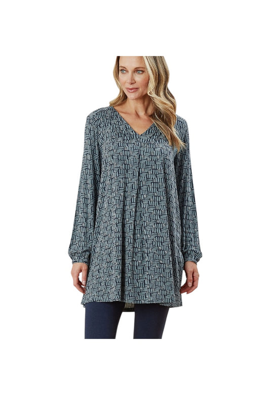 Agra Tunic Little Sticks Print