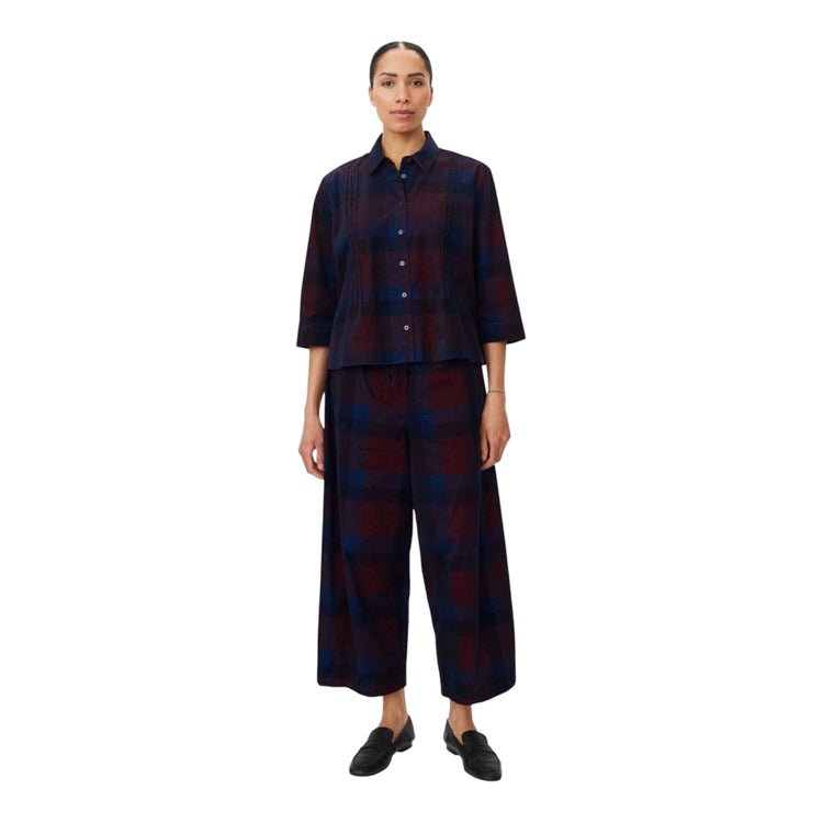 Masai Ibilisan Checked Cord Shirt