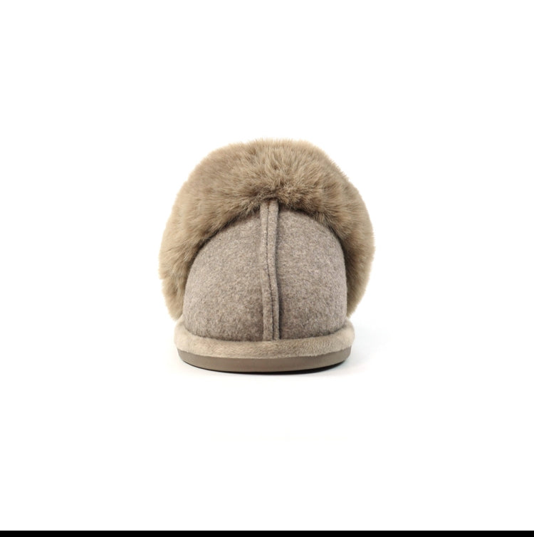 Lunar Carol Taupe Slippers KLB049TP