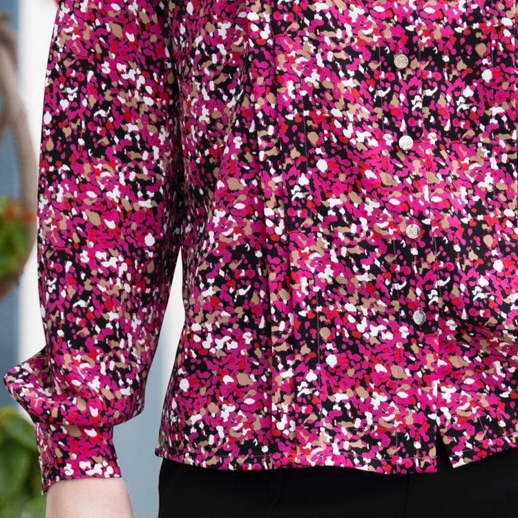 Marble Blouse 8158 126 Cerise