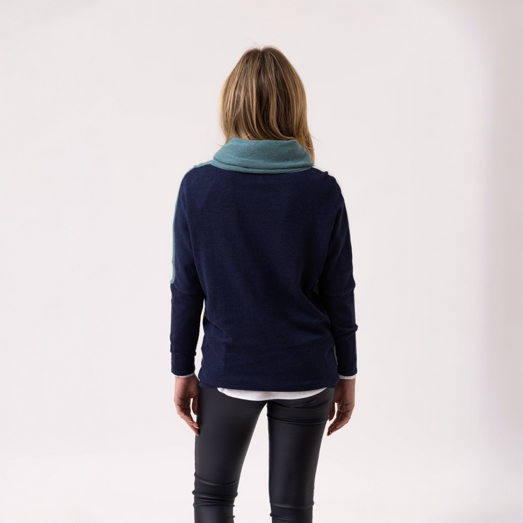 Marble Sweater 8071 223 Teal