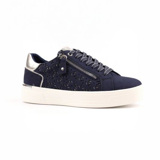 Lunar Ciara Navy Trainer