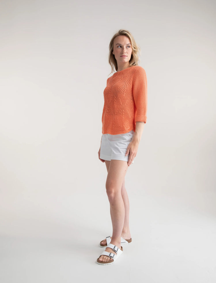 Marble Sweater 6912-191 Orange