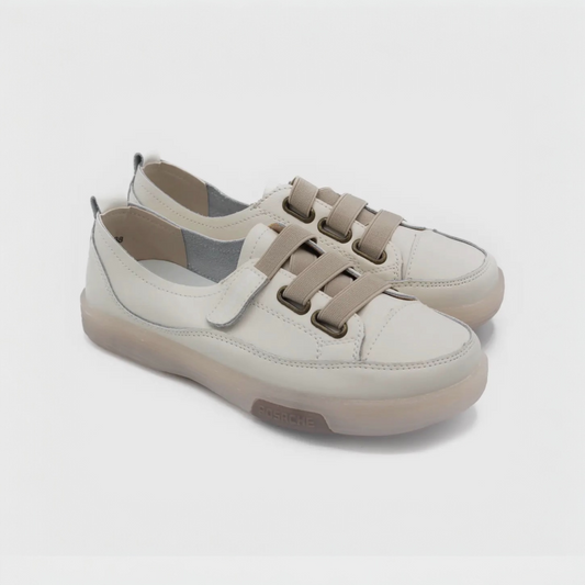 Zerimar Leather Loafers Ecru