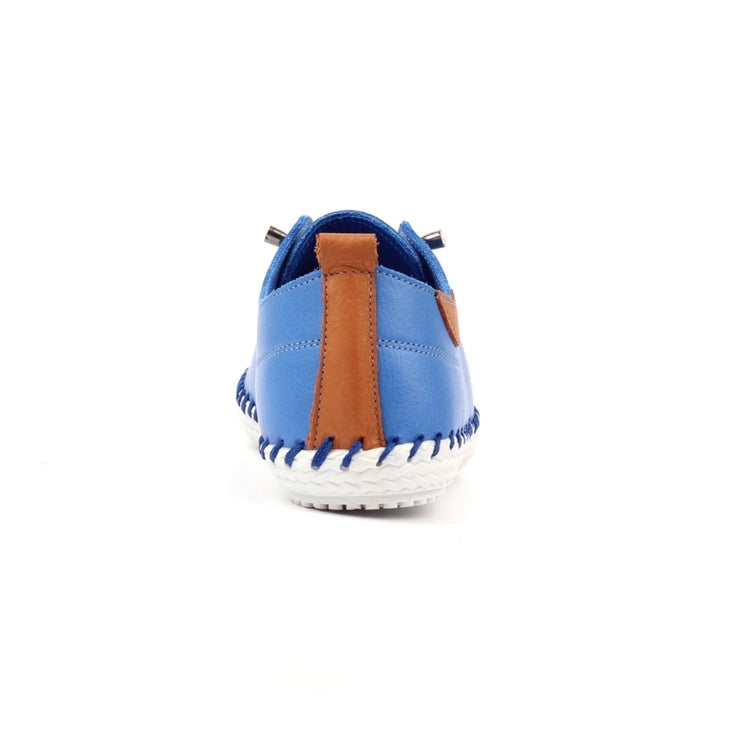 Lunar St Ives FLE030 Azure Blue Plimsoll