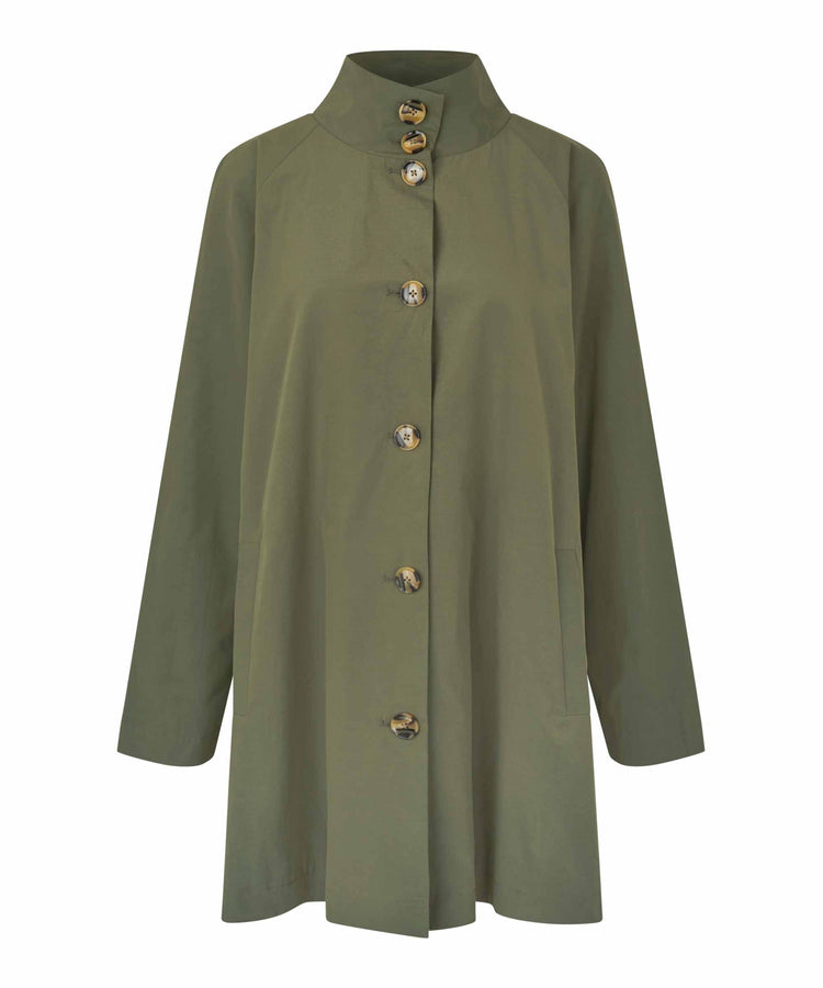 Masai Teresa Coat Lichen Green