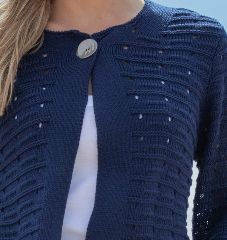 Marble Cardigan 7816 103 Navy