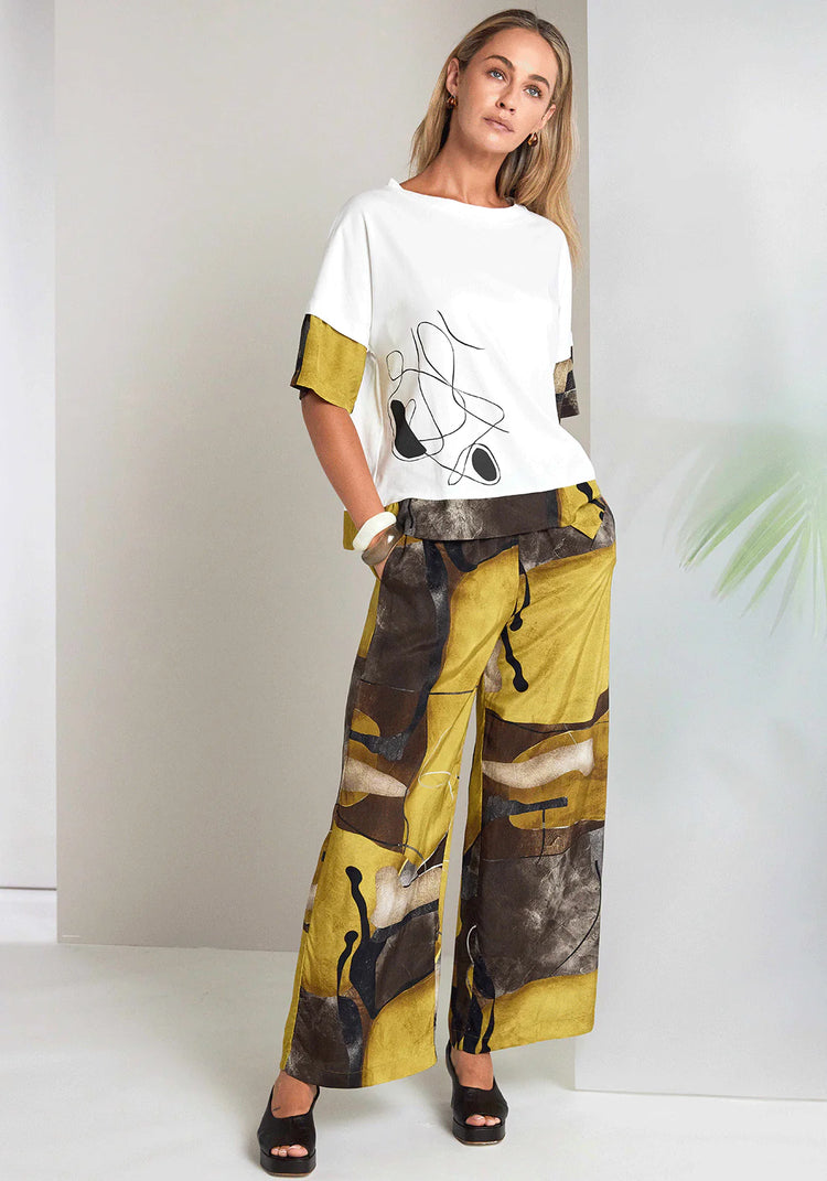 Naya Print Trouser Oasis NAS26274