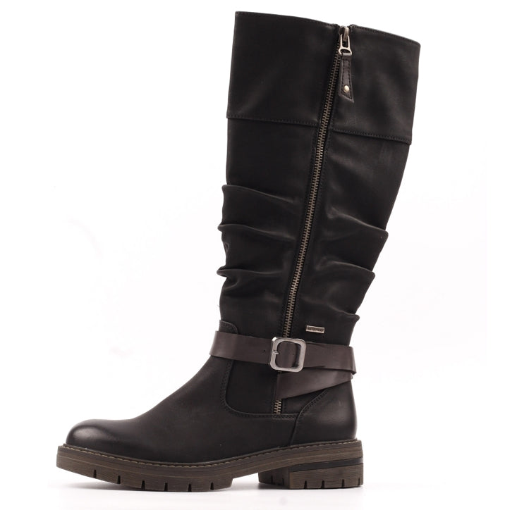 Margo Black Waterproof Long Boot