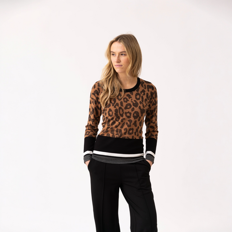 Marble Sweater 7997 208 Camel