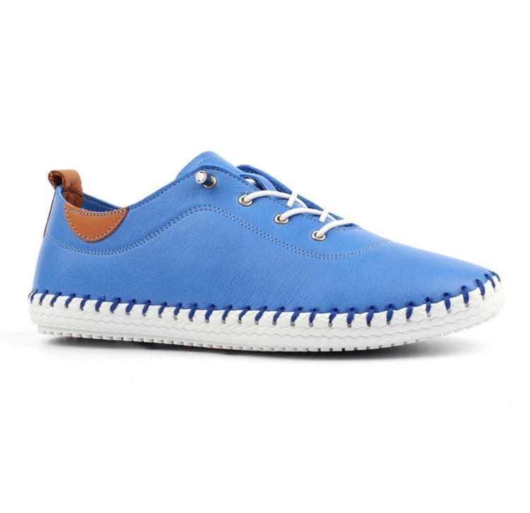 Lunar St Ives FLE030 Azure Blue Plimsoll