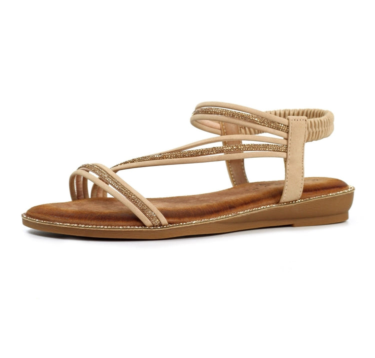 Lunar Aruba Nude Sandal