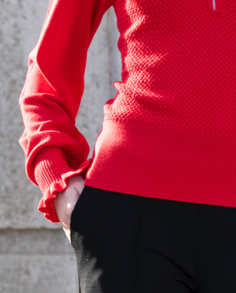 Marble Sweater 8015 109 Red