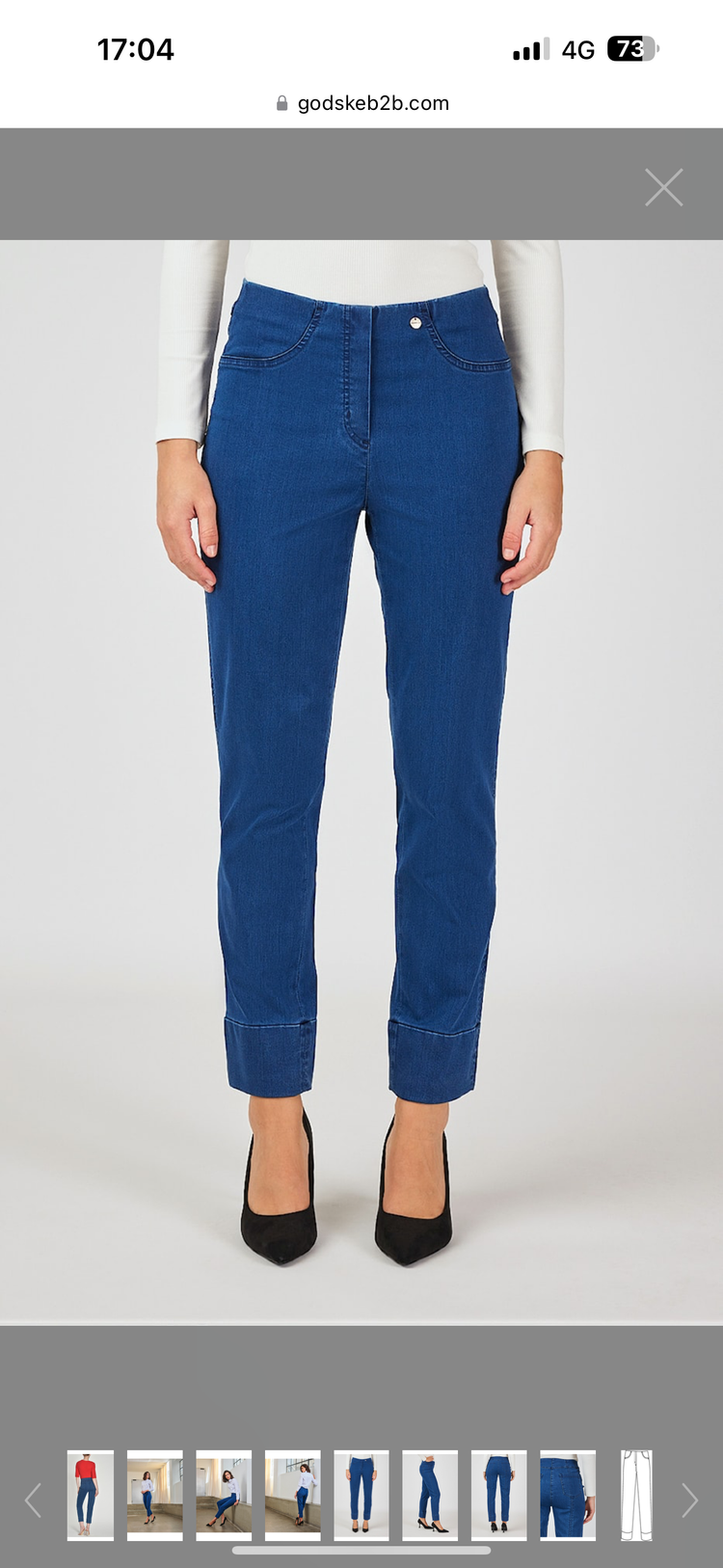 Robell Bella 51628-5448 Denim 64 Ankle Jeans