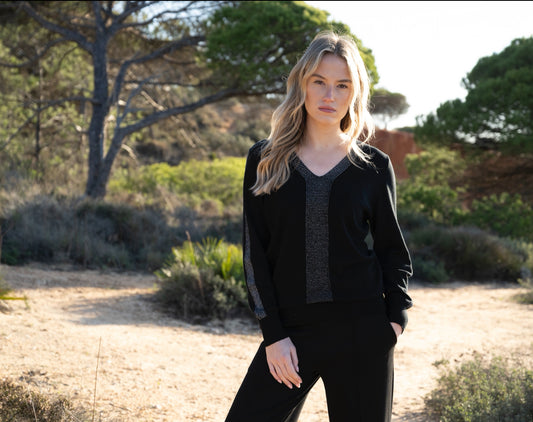 Marble Sweater 8089 101 Black