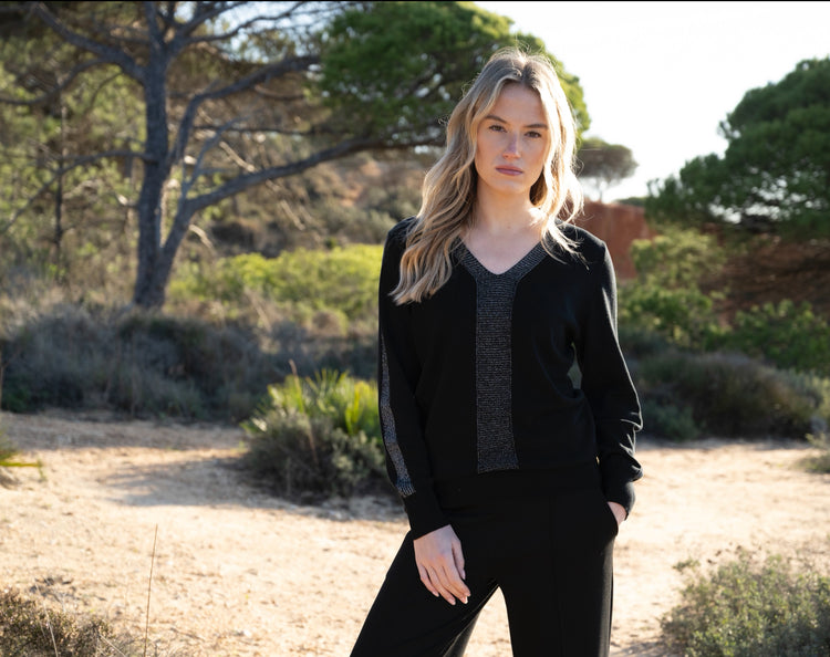 Marble Sweater 8089 101 Black