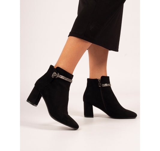 Lunar Pasha Ankle Boot Black