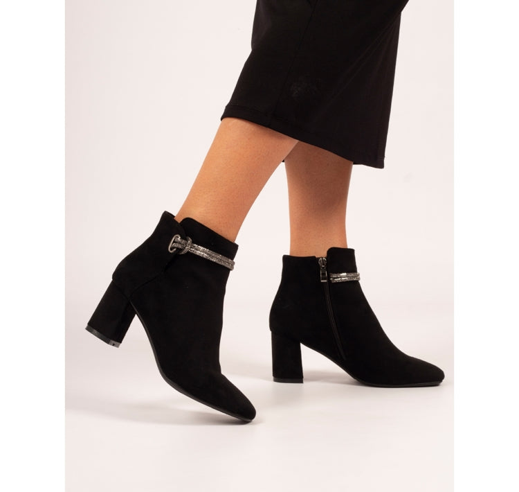 Lunar Pasha Ankle Boot Black