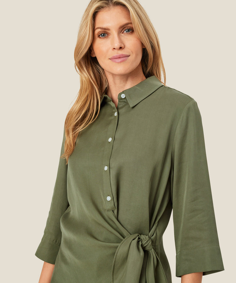 Masai lsalena Top Lichen Green