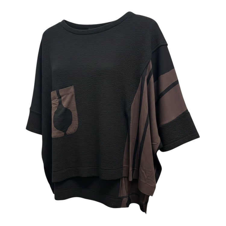 Naya Top NAW26217 Black & Chocolate