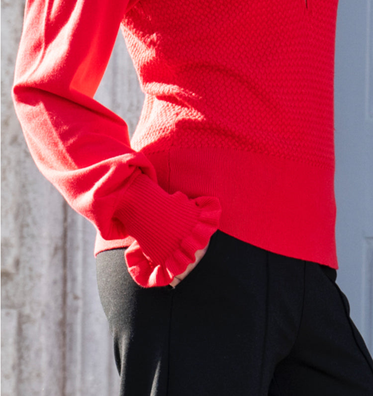 Marble Sweater 8015 109 Red