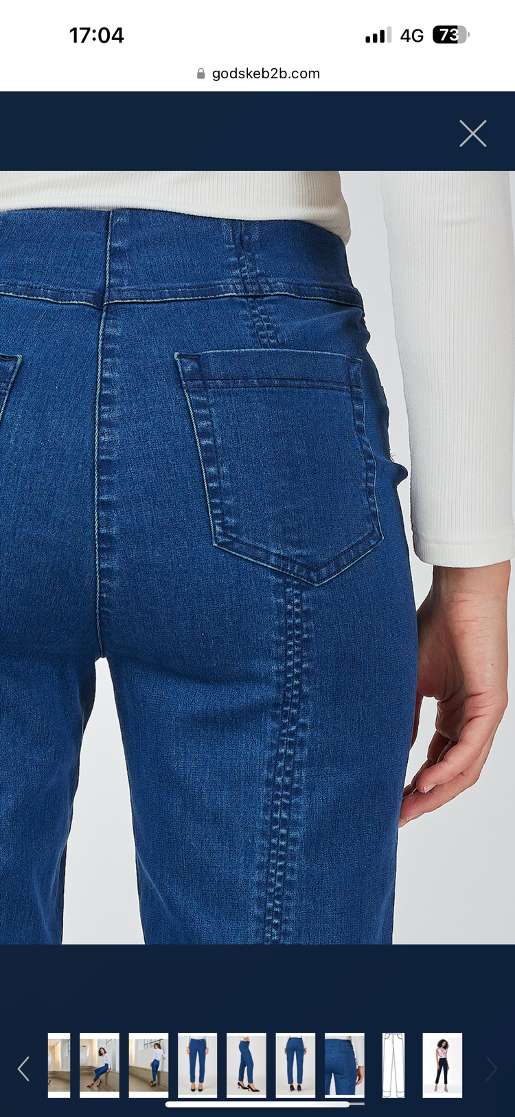 Robell Bella 51628-5448 Denim 64 Ankle Jeans