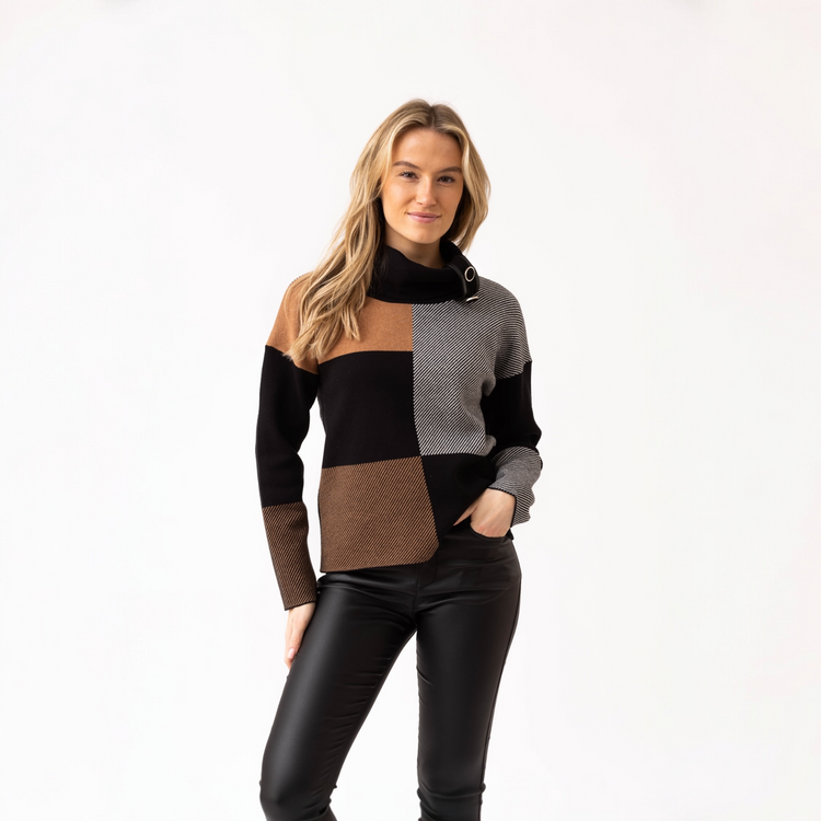 Marble Sweater 7628 208 Camel