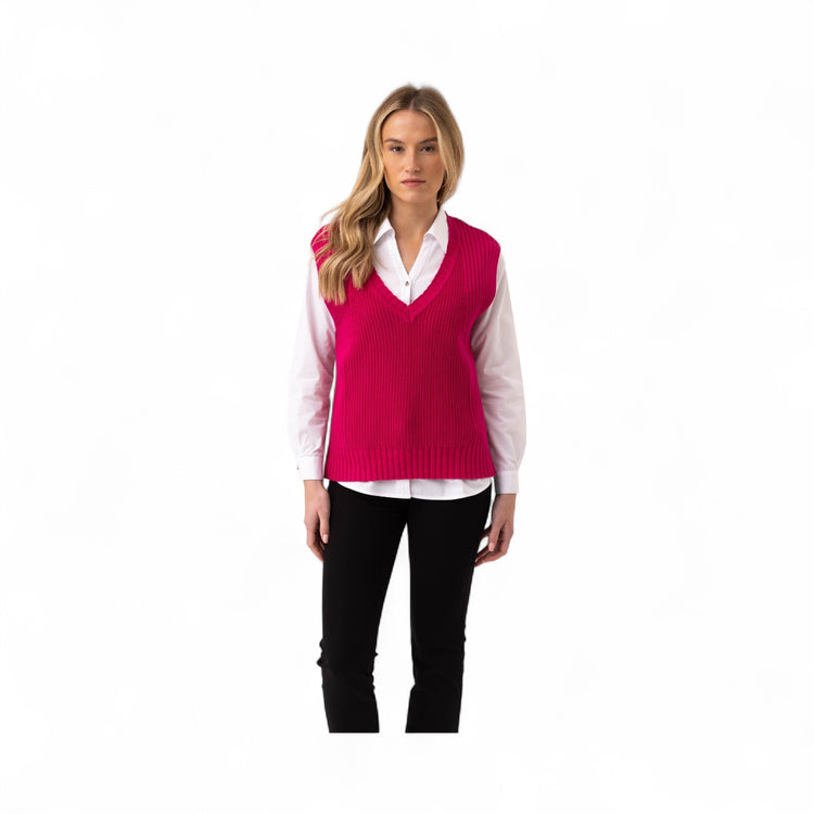 Marble Sweater 7645-126 Cerise