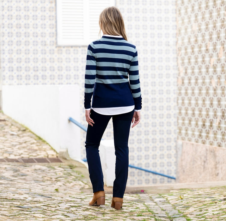 Marble Sweater 8018 223 Teal