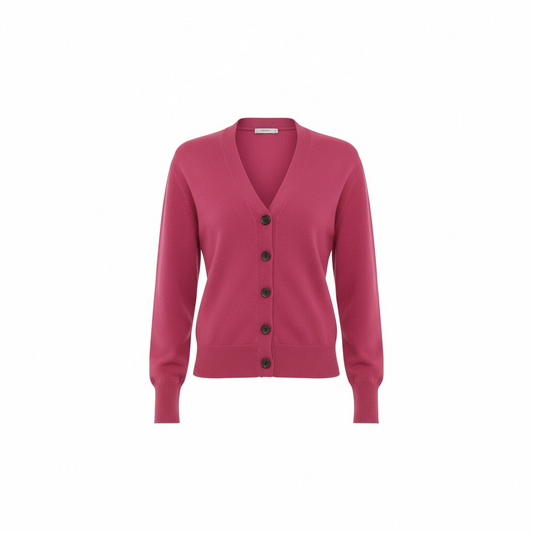Pomodoro Essential Cardigan Fuchsia