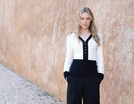 Marble Sweater 7993 104 Off White