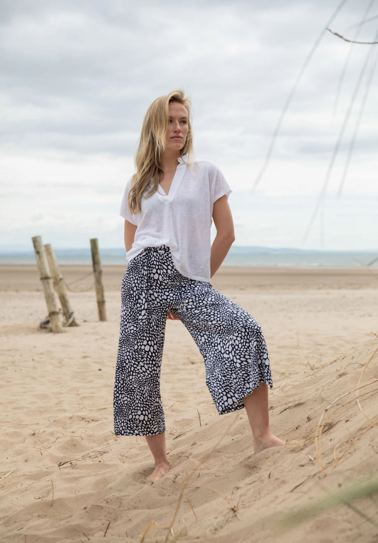 Marble Culottes 7940 103 Navy