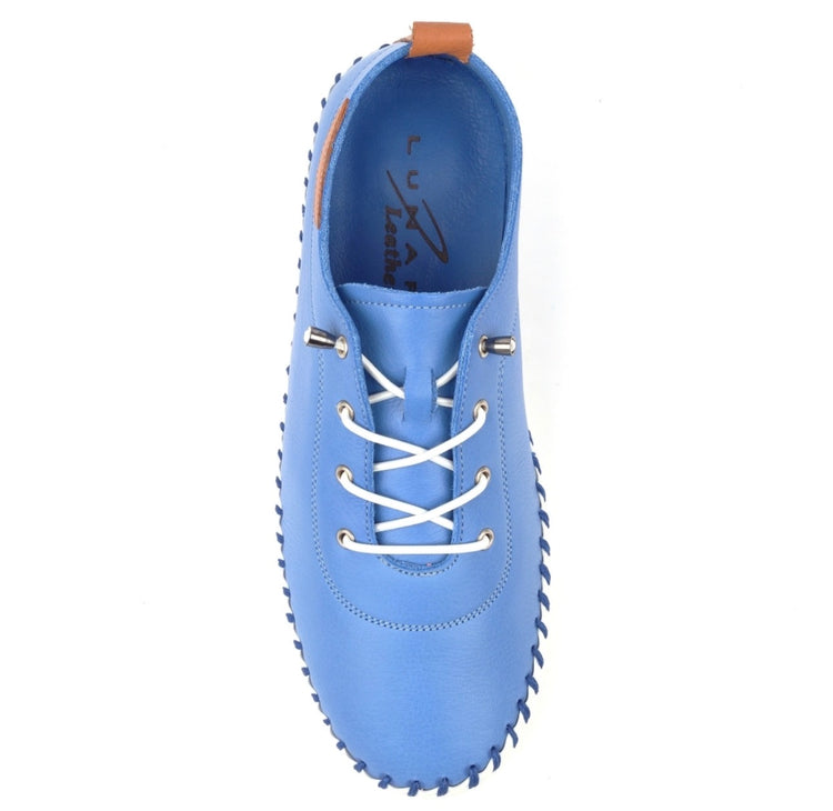 Lunar St Ives FLE030 Azure Blue Plimsoll