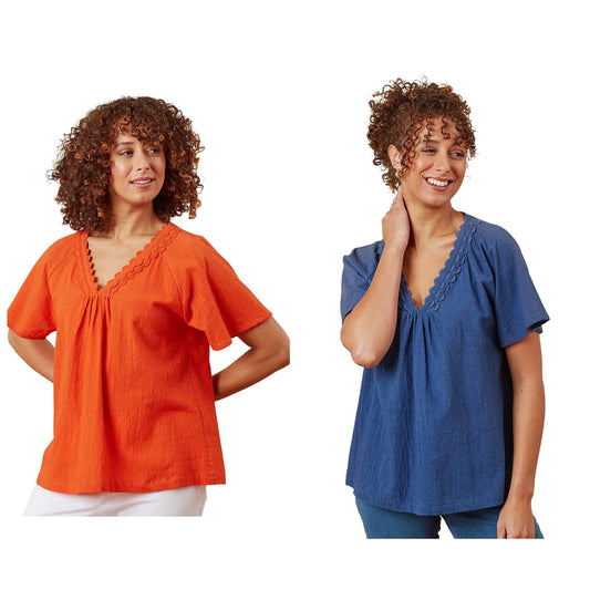Adini Indres Cotton Top (colour options)
