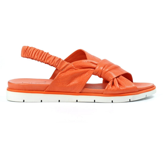 Lunar Sardinia Coral Leather Sandal