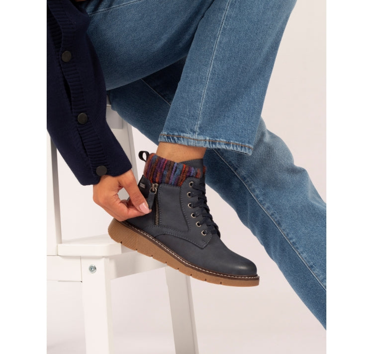 California Navy Wide Fit Boot