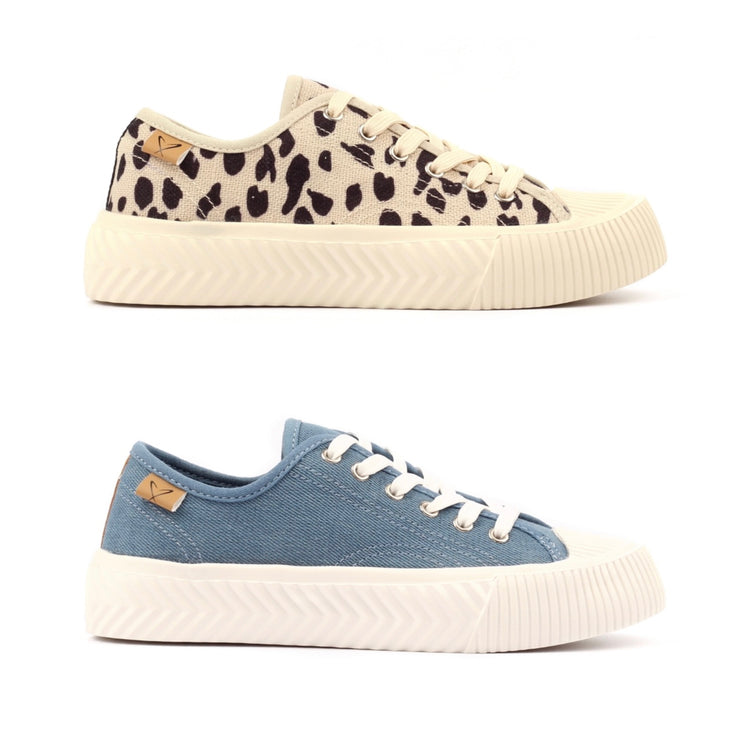 Lunar Jayne III Denim Trainer